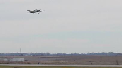 N1564X taking off with Jared at the controls.