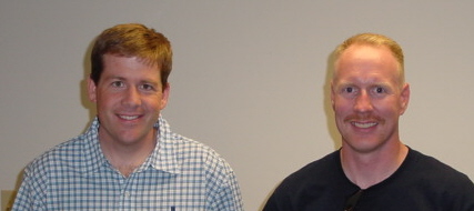 Picture of Mike Noel, Examiner, and Brent Scholotfeldt